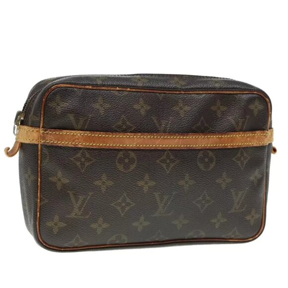 LOUIS VUITTON Monogram Compiegne 23 Clutch Bag M51847 LV Auth 90722 - Picture 1 of 16